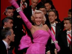 Marilyn Monroe in Gentlemen Prefer Blondes.