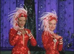 Jane Russell and Marilyn Monroe in Gentlemen Prefer Blondes. Jane Russell and Marilyn Monroe in Gentlemen Prefer Blondes.