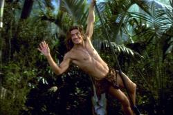 Brendan Fraser in George of the Jungle.