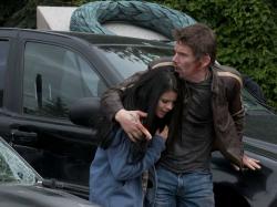 Selena Gomez and Ethan Hawke. Selena Gomez and Ethan Hawke.