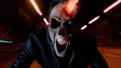 Nicolas Cage in Ghost Rider: Spirit of Vengeance.