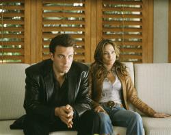 Ben Affleck and Jennifer Lopez in Gigli. Ben Affleck and Jennifer Lopez in Gigli.