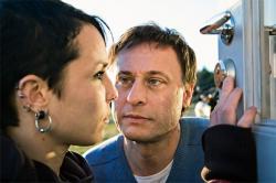 Noomii Rapace and Michael Nyqvist in The Girl with the Dragon Tattooo.