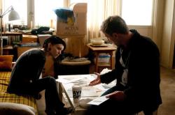 Rooney Mara and Daniel Craig in The Girl with the Dragon Tattoo. Rooney Mara and Daniel Craig in The Girl with the Dragon Tattoo.