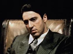 Al Pacino in The Godfather. Al Pacino in The Godfather.