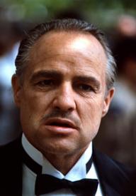 Marlon Brando in The Godfather. Marlon Brando in The Godfather.