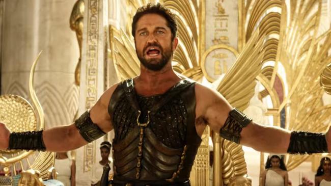 Gerard Butler as Set in The Gods of Egypt.