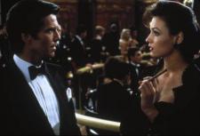 Pierce Brosnan, in his debut, turns in a great performance as 007. Pierce Brosnan, in his debut, turns in a great performance as 007.