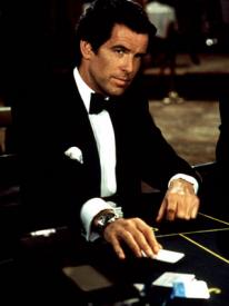 Pierce Brosnan as Bond, James Bond in Goldeneye.