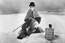 Charlie Chaplin in The Gold Rush.