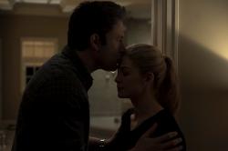 Ben Affleck and Rosamund Pike in Gone Girl. Ben Affleck and Rosamund Pike in Gone Girl.