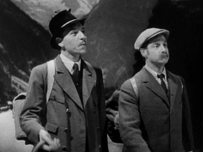 Paul Henreid and Robert Donat in Goodbye , Mr. Chips