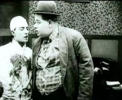 Buster Keaton and Roscoe (Fatty) Arbuckle in Good Night, Nurse!.