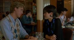 Anthony Edwards and Linda Fiorentino in Gotcha!.