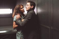 Halle Berry and Robert Downey Jr. in Gothika. Halle Berry and Robert Downey Jr. in Gothika.
