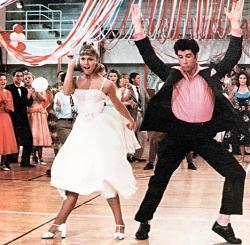 Olivia Newton John and John Travolta in Grease.