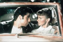 John Travolta and Olivia Newton John in Grease.