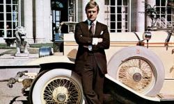 Robert Redford as Jay Gatsby.