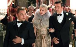 Leonardo Dicaprio, Carey Mulligan and Joel Edgerton in The Great Gatsby