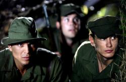 Benjamin Bratt and James Franco in The Great Raid.