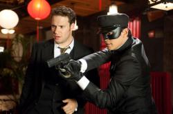 Seth Rogen and Jay Chou in The Green Hornet. Seth Rogen and Jay Chou in The Green Hornet.