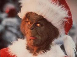 Jim Carrey in How the Grinch Stole Christmas.