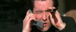 John Cusack as Martin Q. Blank in Gross Pointe Blank. John Cusack as Martin Q. Blank in Gross Pointe Blank.