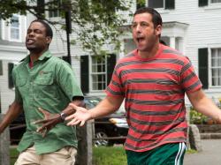 Chris Rock and Adam Sandler in Grown Ups 2 Chris Rock and Adam Sandler in Grown Ups 2
