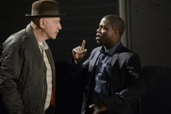 Alan Arkin and Kevin Hart in Grudge Match. Alan Arkin and Kevin Hart in Grudge Match.