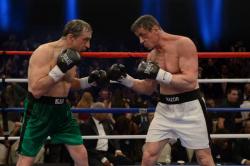 Robert De Niro and Sylvester Stallone in Grudge Match. Robert De Niro and Sylvester Stallone in Grudge Match.