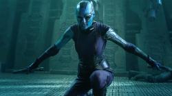 Karen Gillan in Guardians of the Galaxy. Karen Gillan in Guardians of the Galaxy.
