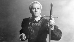 Laurence Olivier as Hamlet. Laurence Olivier as Hamlet.