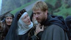 Glenn Close and Mel Gibson emote in Hamlet. Glenn Close and Mel Gibson emote in Hamlet.