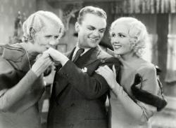 Ruth Donnelly, James Cagney, and Mary Brian in Hard to Handle.