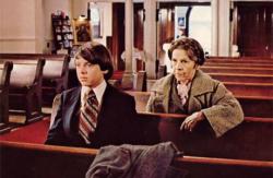 Bud Cort and Ruth Gordon in Harold and Maude.