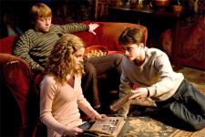 Ron, Hermione and Harry are growing up.