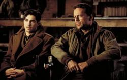 Colin Farrell and Bruce Willis in Hart's War. Colin Farrell and Bruce Willis in Hart's War.