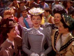 Judy Garland in The Harvey Girls.