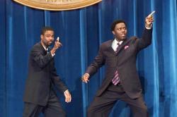 Chris Rock and Bernie Mac in Head of State.