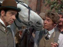 Walter Matthau and Michael Crawford in Hello Dolly.