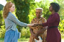 Emma Stone, Octavia Spencer and Viola Davis in The Help.