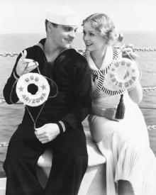 James Cagney and Gloria Stuart in Here Comes the Navy. James Cagney and Gloria Stuart in Here Comes the Navy.