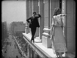 Harold Lloyd and Mildred Davis in High and Dizzy.