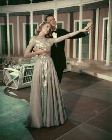 Grace Kelly and Frank Sinatra in High Society.