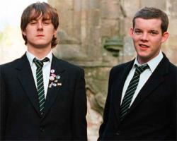 Andrew Knott and Russell Tovey in The History Boys Andrew Knott and Russell Tovey in The History Boys