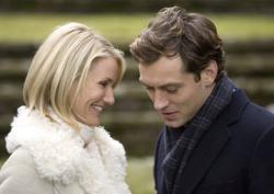 Cameron Diaz and Jude Law in The Holiday. Cameron Diaz and Jude Law in The Holiday.