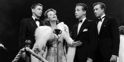 That's a very young Ronald Reagan on the left in Hollywood Hotel. That's a very young Ronald Reagan on the left in Hollywood Hotel.