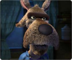 Patrick Warburton is the Wolf in Hoodwinked. Patrick Warburton is the Wolf in Hoodwinked.