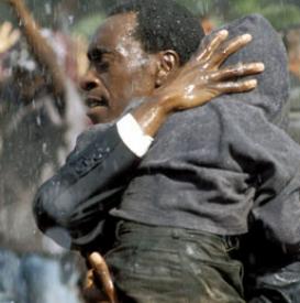 Don Cheadle in Hotel Rwanda.