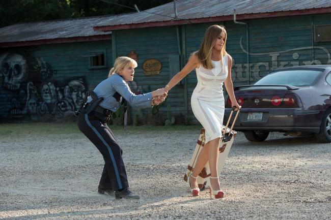 Reese Witherspoon and Sofia Vergara in Hot Pursuit. Reese Witherspoon and Sofia Vergara in Hot Pursuit.